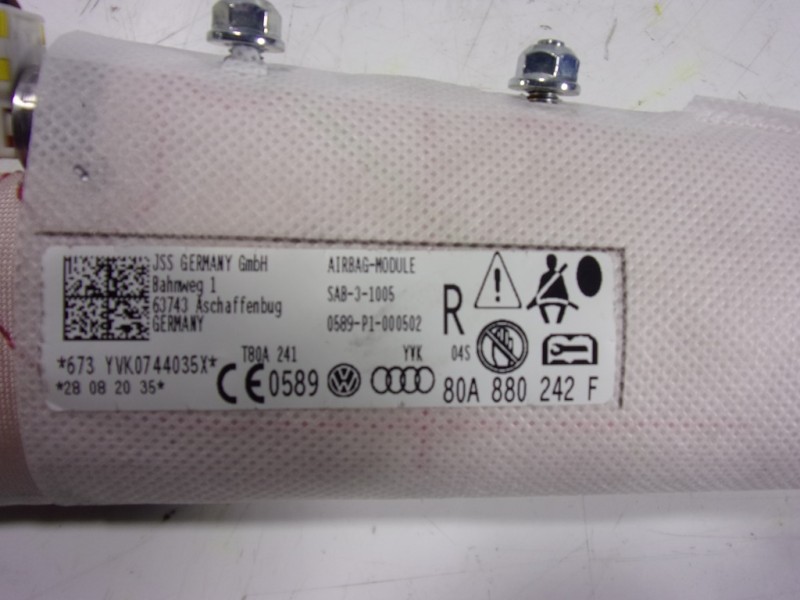 Recambio de airbag lateral delantero derecho para audi q5 (fyb) 2.0 16v tdi referencia OEM IAM 80A880242F 80A880242F 