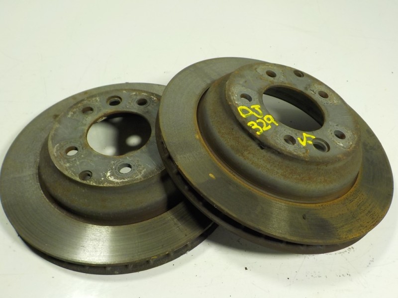 Recambio de disco freno trasero para porsche cayenne (typ 9pa) 3.2 v6 cat referencia OEM IAM 95535240130  