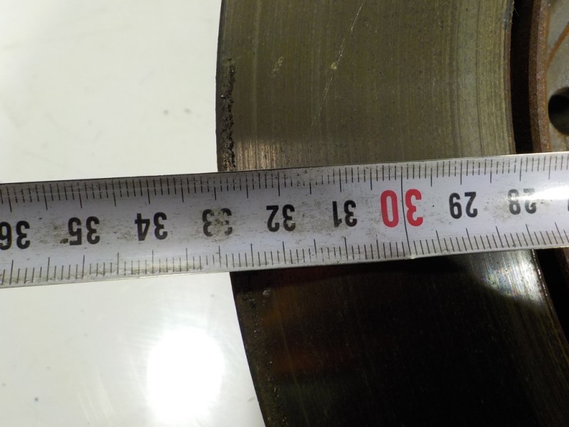 Recambio de disco freno trasero para porsche cayenne (typ 9pa) 3.2 v6 cat referencia OEM IAM 95535240130  