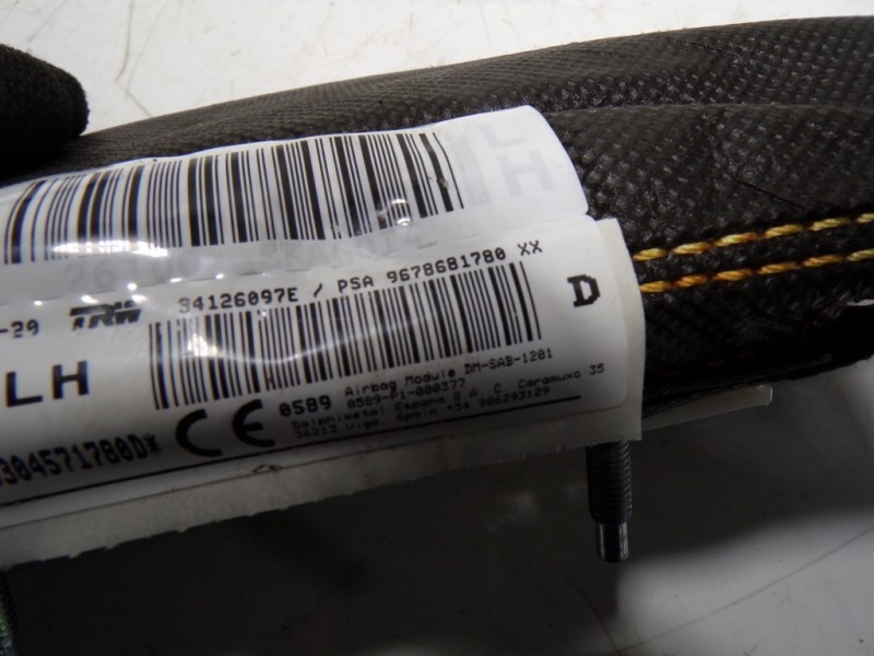 Recambio de airbag lateral delantero izquierdo para citroën c4 grand picasso shine referencia OEM IAM 9678681780 9678681780 