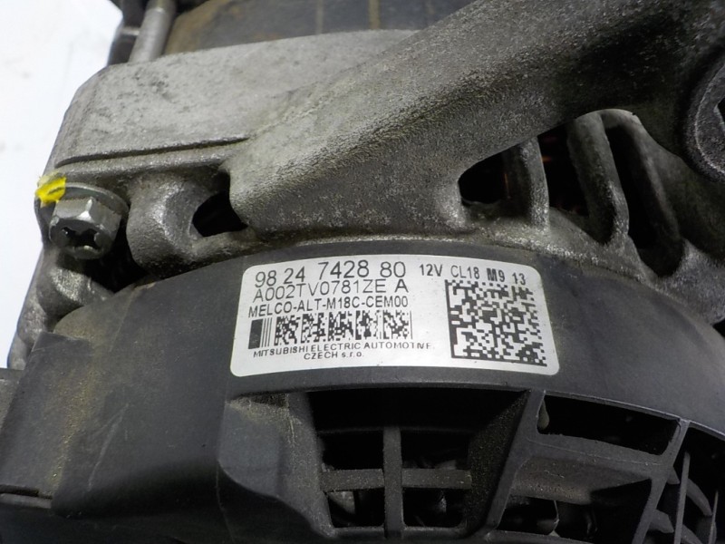 Recambio de alternador para citroën c4 grand picasso shine referencia OEM IAM 9824742880 9824742880 A002TV0781ZE