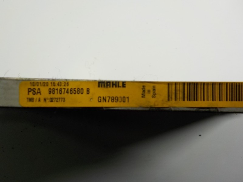 Recambio de condensador aire acondicionado para citroën c4 grand picasso shine referencia OEM IAM 9673629780 9816746580 