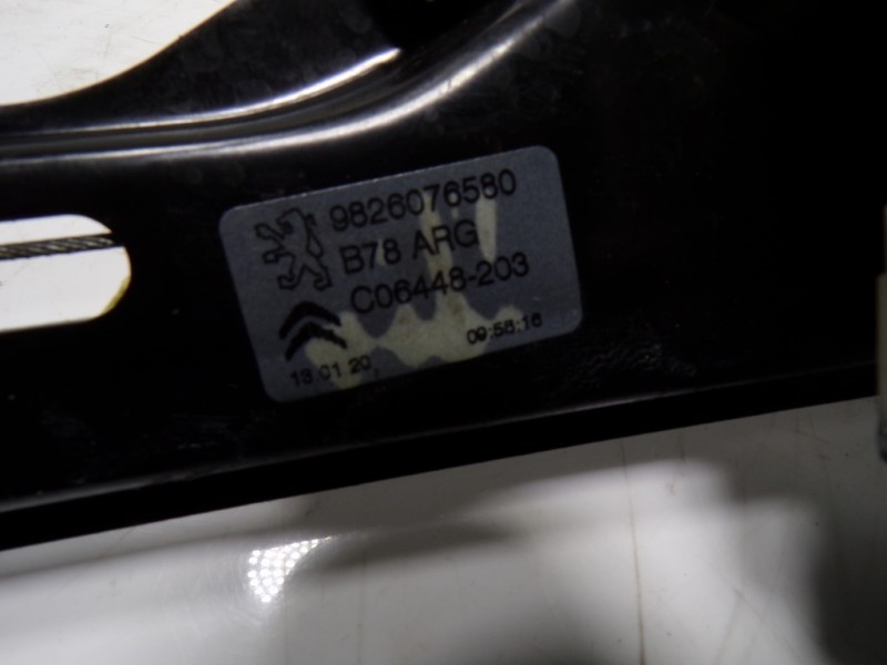 Recambio de elevalunas trasero izquierdo para citroën c4 grand picasso shine referencia OEM IAM 9676172480 9826076580 