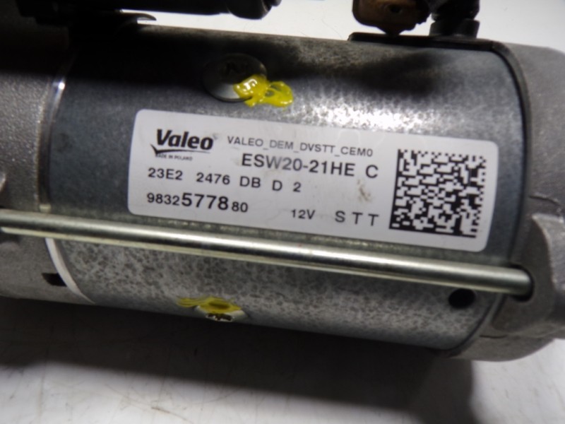 Recambio de motor arranque para toyota proace city 1.5 dci referencia OEM IAM  9832577880 