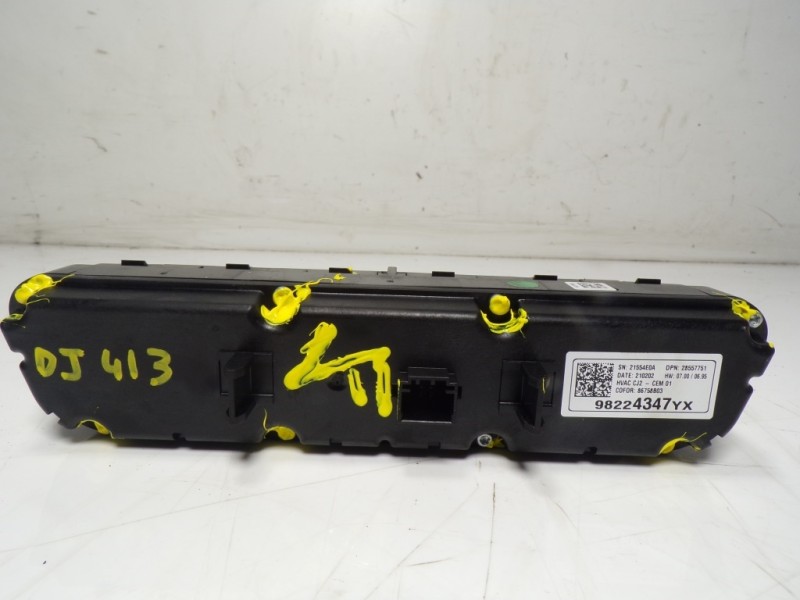 Recambio de mando climatizador para opel grandland x 1.5 cdti dpf referencia OEM IAM  98224347YX 