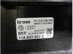 Recambio de elevalunas delantero izquierdo para audi q4 e-tron aq4e f4bac3 referencia OEM IAM 11A837461C 11A837401C 002103190836 2
