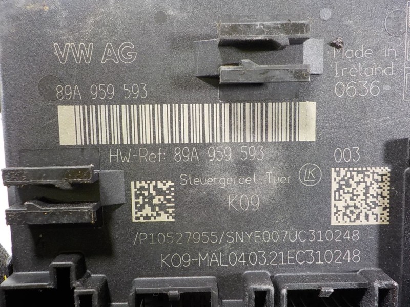 Recambio de modulo confort para audi q4 e-tron aq4e f4bac3 referencia OEM IAM 89A959593 89A959593 P10527955