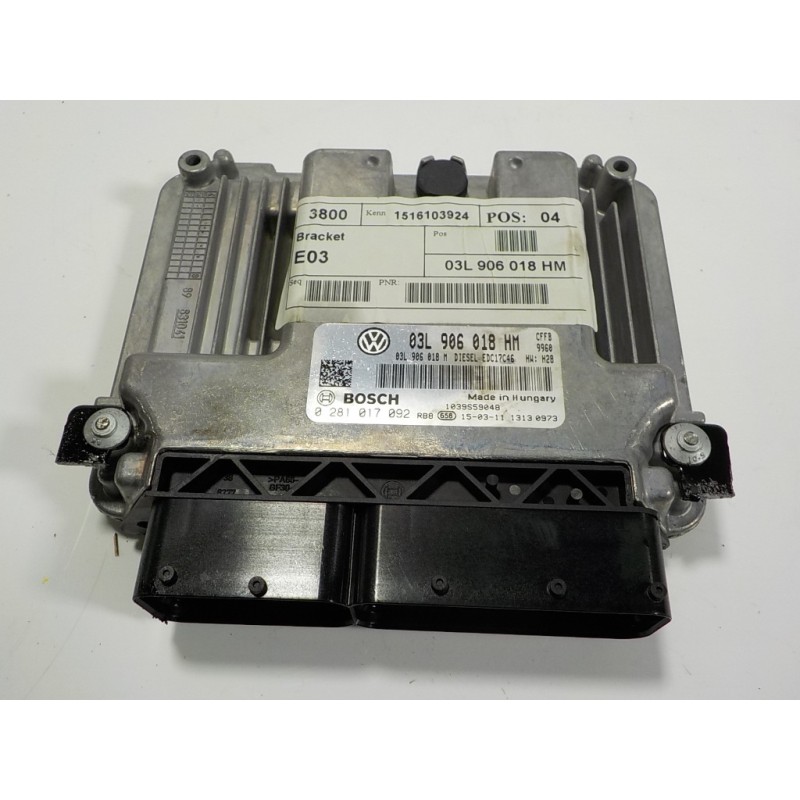 Recambio de centralita motor uce para seat alhambra (710) reference referencia OEM IAM 03L906018HM 03L906018HM 0281017092