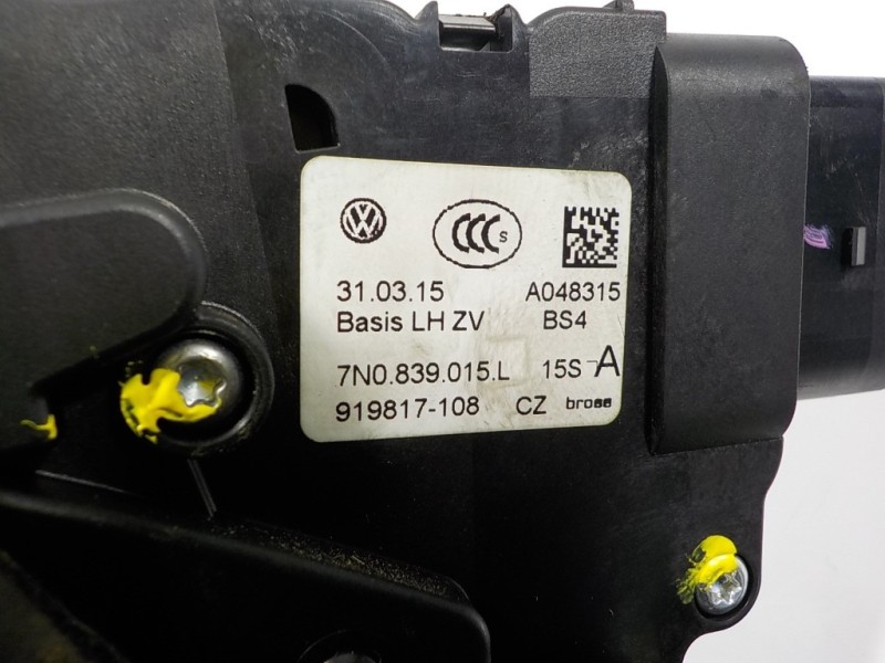 Recambio de cerradura puerta trasera izquierda para seat alhambra (710) reference referencia OEM IAM 7N0839015L 7N0839015L 91981