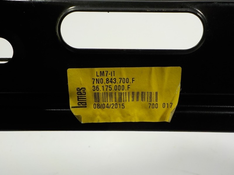 Recambio de elevalunas trasero derecho para seat alhambra (710) reference referencia OEM IAM 7N0843700F 7N0843700F 36175000F