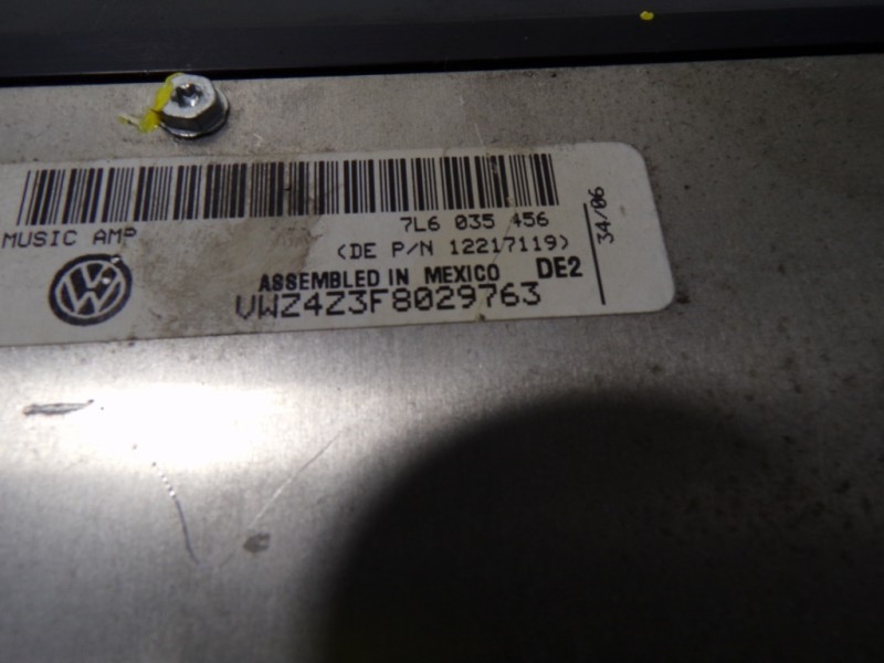 Recambio de modulo electronico para volkswagen touareg (7l6) 3.0 v6 tdi dpf referencia OEM IAM 7L6035456 7L6035456 