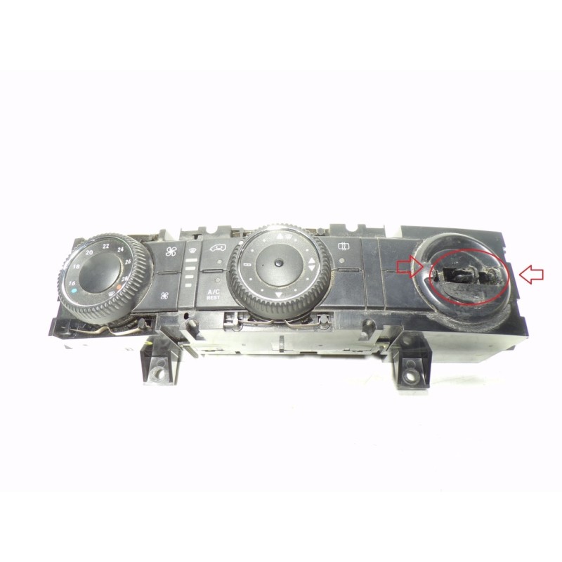 Recambio de mando climatizador para volkswagen crafter caja cerrada 2.0 tdi referencia OEM IAM 2E1927139E 5HB00918324 