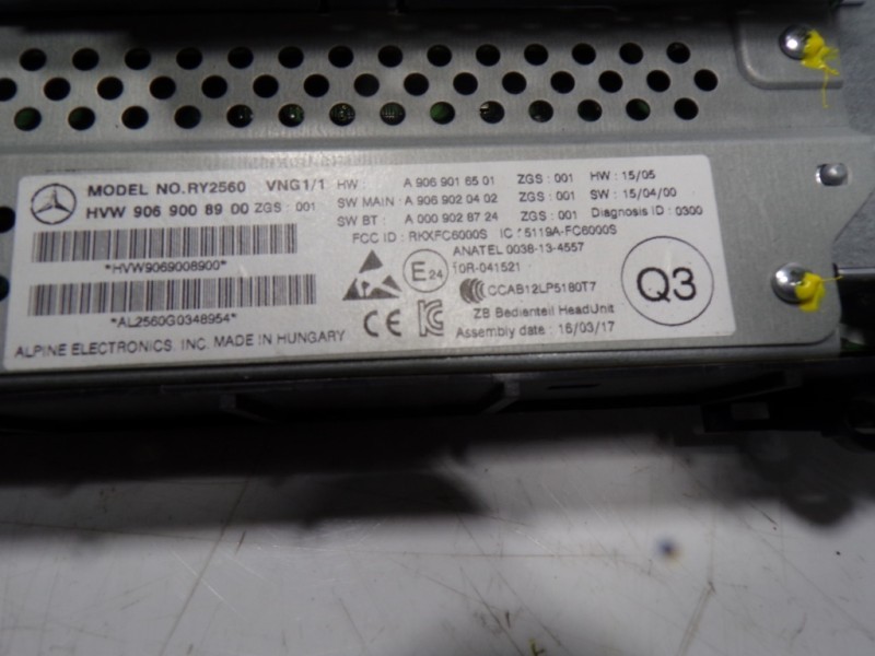 Recambio de sistema navegacion gps para volkswagen crafter caja cerrada 2.0 tdi referencia OEM IAM  A9069008900 