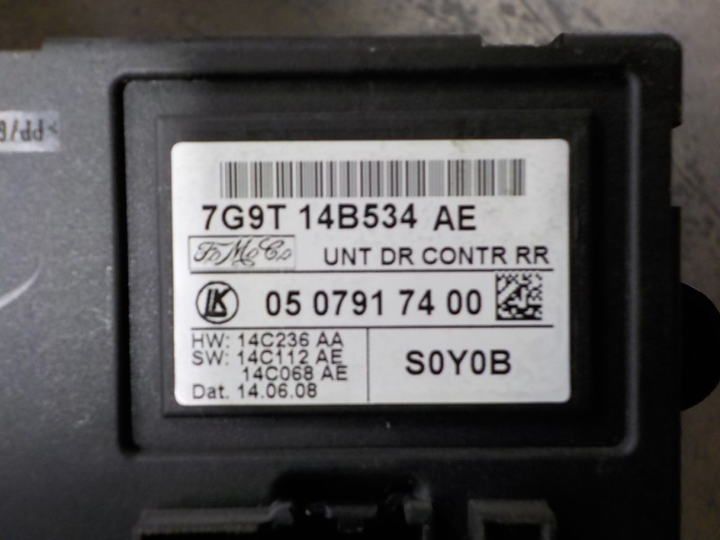 Recambio de modulo electronico para ford galaxy (ca1) 2.0 tdci cat referencia OEM IAM  7G9T14B534AE 0507917400