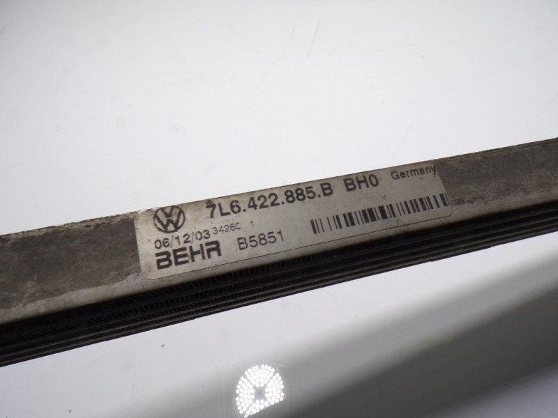 Recambio de radiador aceite para volkswagen touareg (7la) 2.5 tdi referencia OEM IAM  7L6422885B 