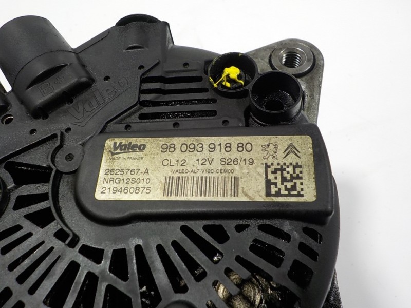 Recambio de alternador para peugeot 2008 (--.2013) 1.6 blue-hdi fap referencia OEM IAM 9809391880 9809391880 
