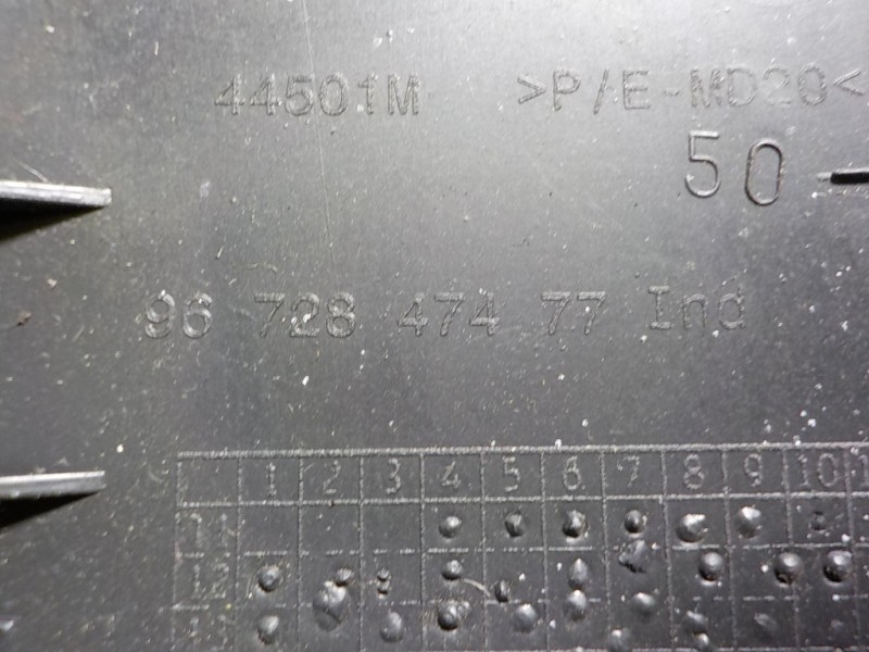 Recambio de guantera para peugeot 2008 (--.2013) 1.6 blue-hdi fap referencia OEM IAM 96728471ZD 9672847477 