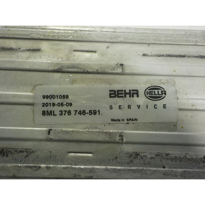 Recambio de intercooler para peugeot 5008 2.0 16v hdi fap cat (rhh / dw10cted4) referencia OEM IAM 0384P3 8ML376746591 