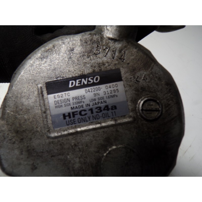 Recambio de compresor aire acondicionado para lexus ct 1.8 16v cat (híbrido) referencia OEM IAM 8837076020 0422000400 