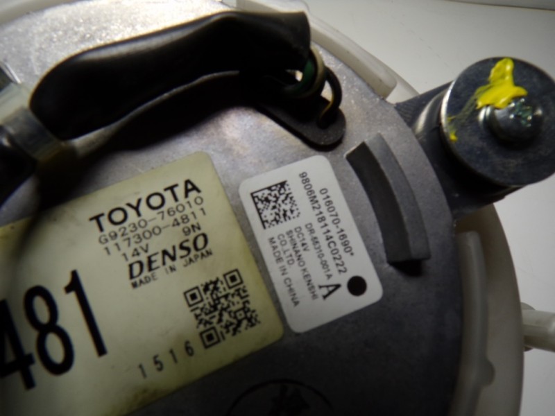 Recambio de motor calefaccion para lexus ct 1.8 16v cat (híbrido) referencia OEM IAM G923076010 1173004811 