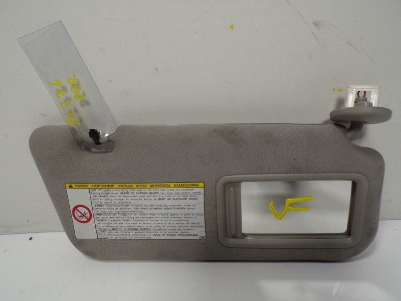 Recambio de parasol derecho para lexus ct 1.8 16v cat (híbrido) referencia OEM IAM 7431076050B0  