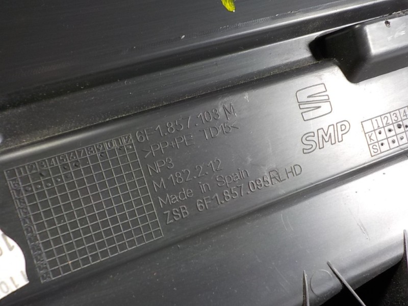 Recambio de guantera para seat ibiza (kj1) 1.0 tsi referencia OEM IAM 6F1857095R82V 6F1857103M 