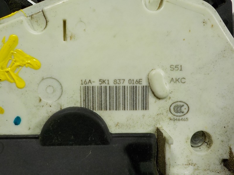 Recambio de cerradura puerta delantera derecha para seat leon (5f1) style referencia OEM IAM 5K1837016E 16A5K1837016E 