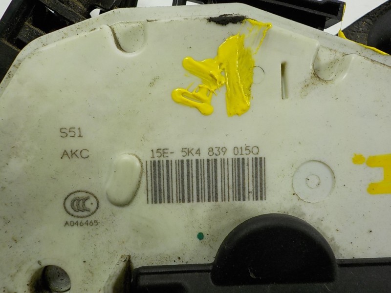 Recambio de cerradura puerta trasera izquierda para seat leon (5f1) style referencia OEM IAM 5K4839015Q 15E5K4839015Q 