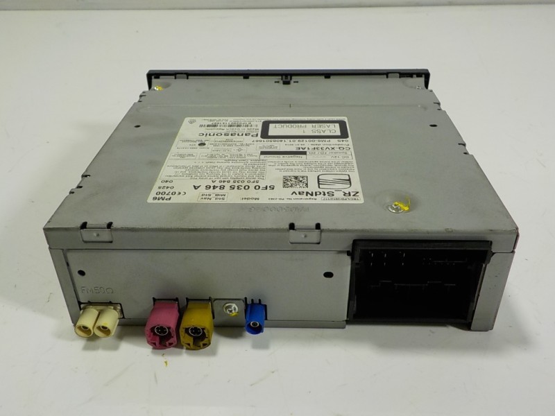 Recambio de sistema audio / radio cd para seat leon (5f1) style referencia OEM IAM 5F0035846A 5F0035846A 