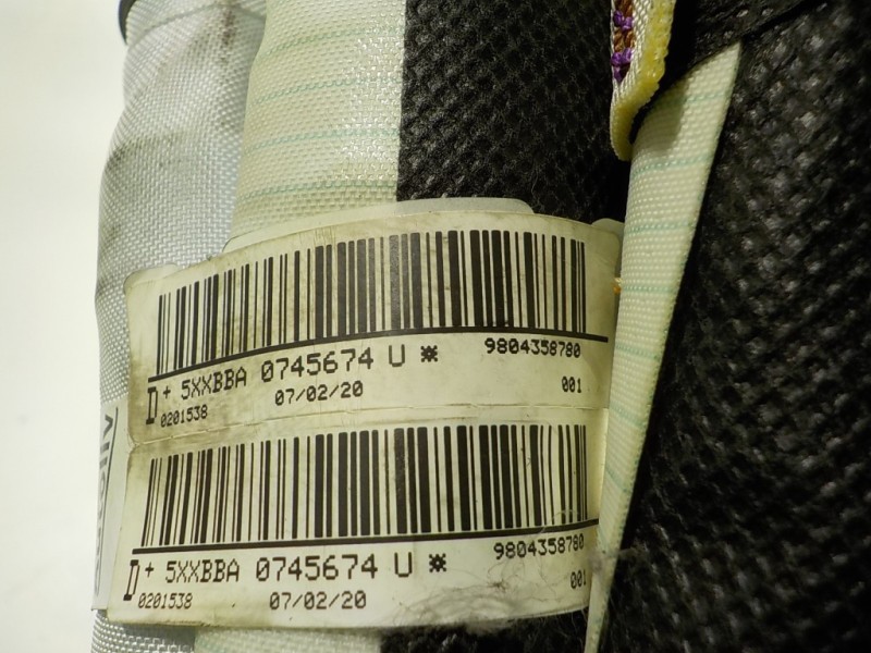Recambio de airbag cortina delantero derecho para citroën c4 cactus 1.5 blue-hdi fap referencia OEM IAM 9804358780 9804358780 