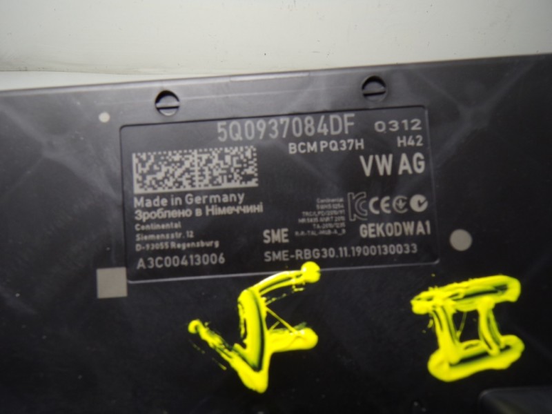 Recambio de modulo electronico para audi a1 sportback (gba) 1.0 tfsi referencia OEM IAM 5Q0937084DE 5Q0937084DF 