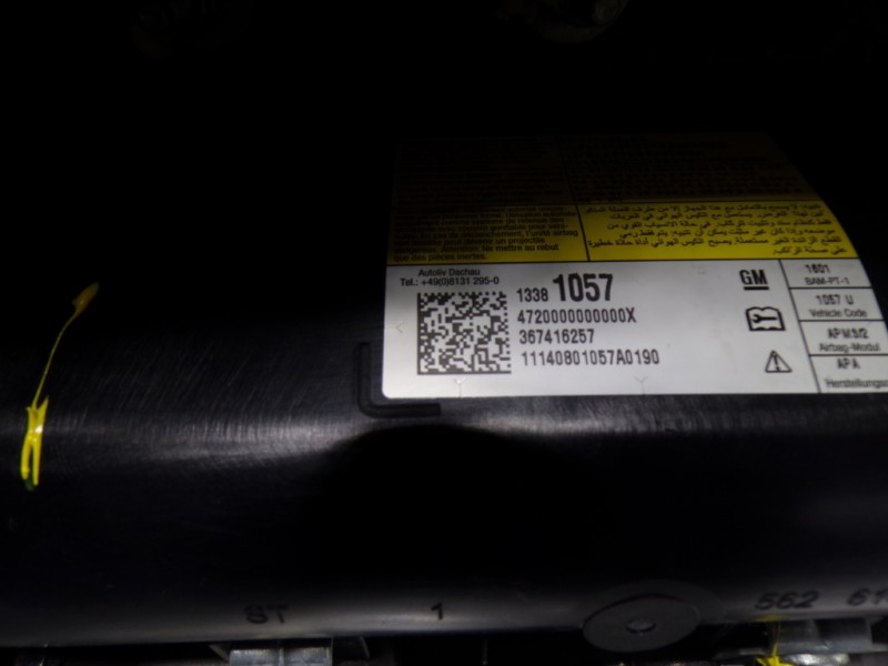 Recambio de salpicadero para opel astra j lim. 1.6 16v cat referencia OEM IAM 13301067 610231500 13381057