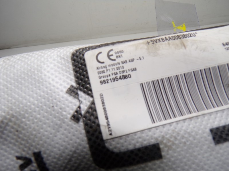 Recambio de airbag lateral izquierdo para opel corsa f 1.2 referencia OEM IAM  9821954880 
