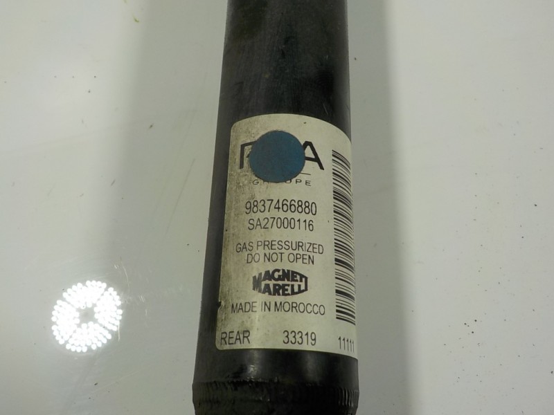 Recambio de amortiguador trasero izquierdo para opel corsa f 1.2 referencia OEM IAM  9837466880 