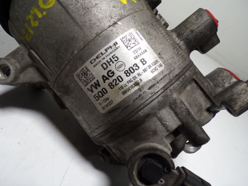 Recambio de compresor aire acondicionado para volkswagen polo (6c1) 1.4 tdi referencia OEM IAM 5Q0820803B 5Q0820803B 