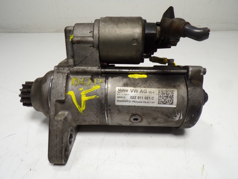Recambio de motor arranque para volkswagen polo (6c1) 1.4 tdi referencia OEM IAM 02Z911021C 02Z911021C 