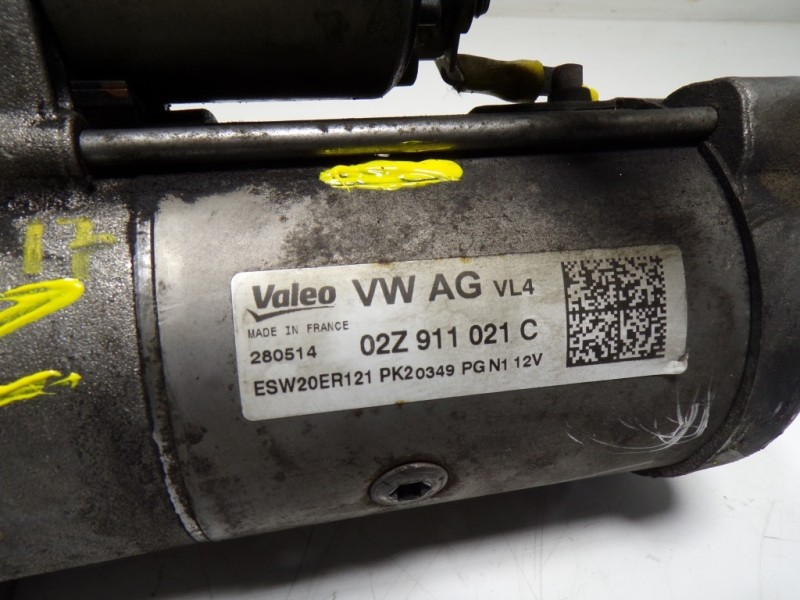 Recambio de motor arranque para volkswagen polo (6c1) 1.4 tdi referencia OEM IAM 02Z911021C 02Z911021C 