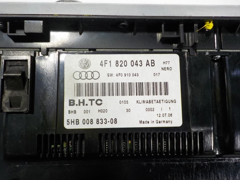 Recambio de mando climatizador para audi a6 berlina (4f2) 2.0 tdi referencia OEM IAM 4F1820043AFH77 4F1820043AB 