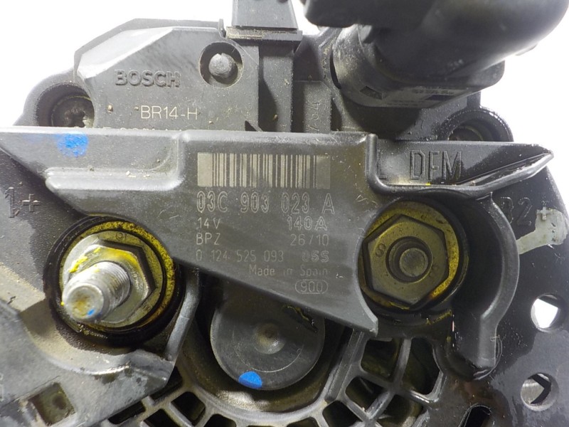 Recambio de alternador para volkswagen golf vi (5k1) sport referencia OEM IAM  03C903023A 