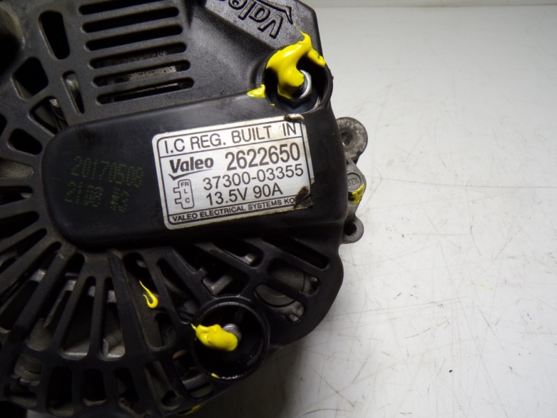 Recambio de alternador para hyundai i20 1.2 16v cat referencia OEM IAM 3730003355 3730003355 