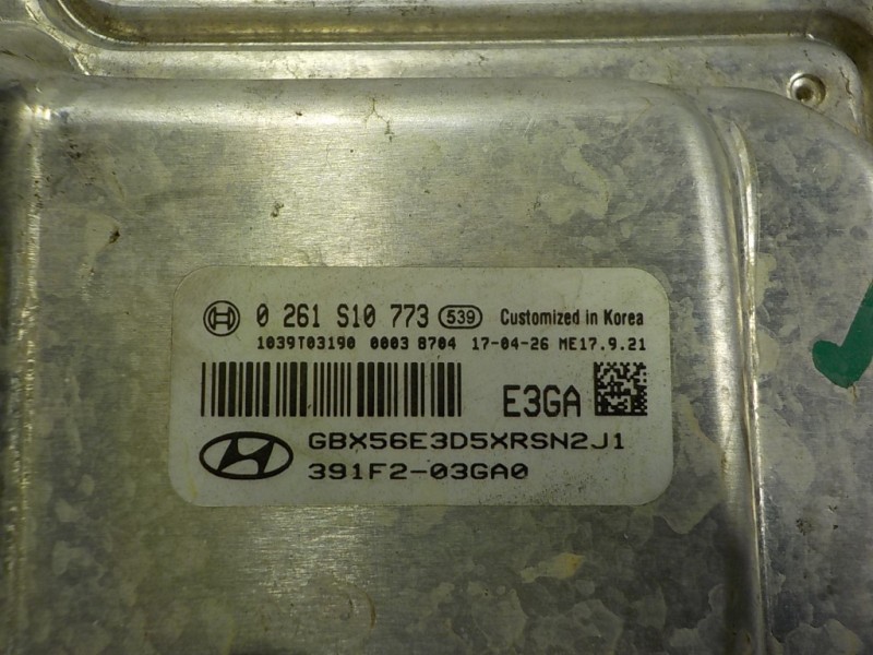 Recambio de centralita motor uce para hyundai i20 1.2 16v cat referencia OEM IAM 391F203GA0 391F203GA0 