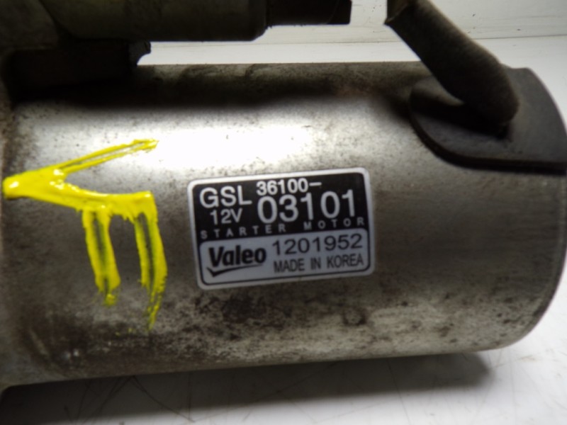 Recambio de motor arranque para hyundai i20 1.2 16v cat referencia OEM IAM 3610003101 3610003101 