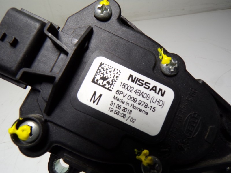 Recambio de potenciometro pedal para nissan qashqai (j11) 1.2 16v cat referencia OEM IAM 180024BA0B 180024BA0B 