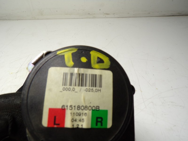 Recambio de cinturon seguridad trasero derecho para skoda yeti 1.2 tsi referencia OEM IAM 5L6857447RAA 615180800B 