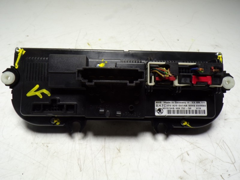 Recambio de mando calefaccion / aire acondicionado para skoda yeti 1.2 tsi referencia OEM IAM 3T0820047ABWHS 3T0820047AB 