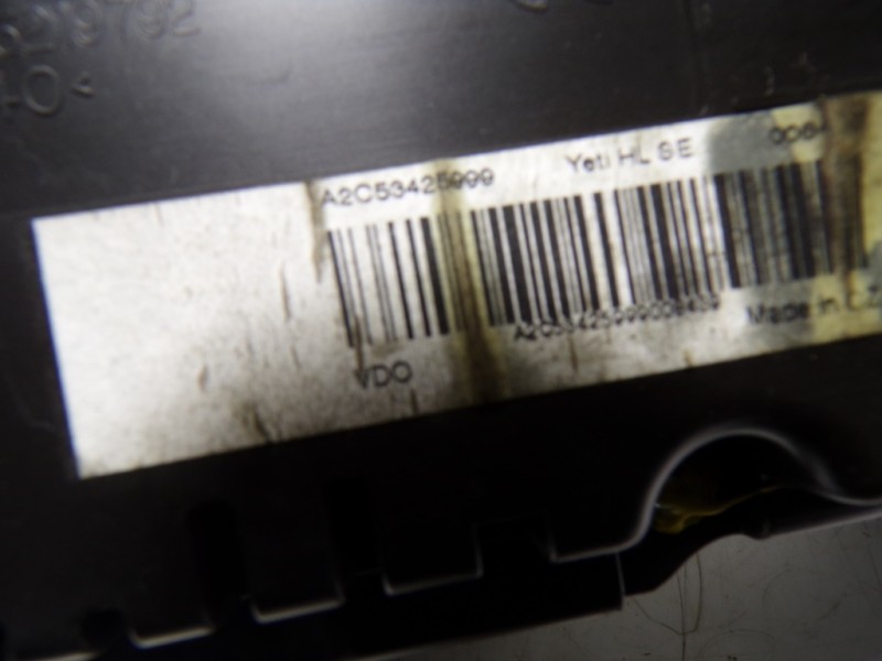 Recambio de cuadro instrumentos para skoda yeti 1.2 tsi referencia OEM IAM 5L0920840JKD0 A2C53425999 