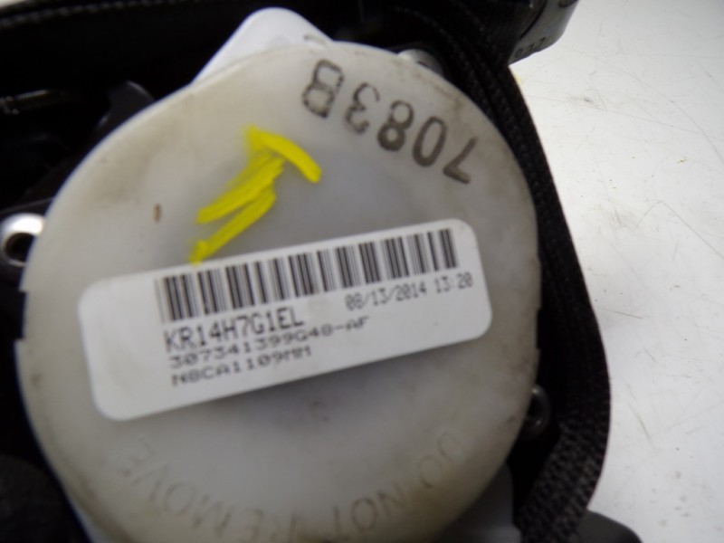 Recambio de cinturon seguridad trasero izquierdo para audi a1 (8x) 1.6 tdi referencia OEM IAM 8X4857805CV04 KR14H7G1EL 