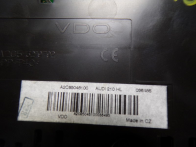 Recambio de cuadro instrumentos para audi a1 (8x) 1.6 tdi referencia OEM IAM 8X0920930P 8X0920930P 