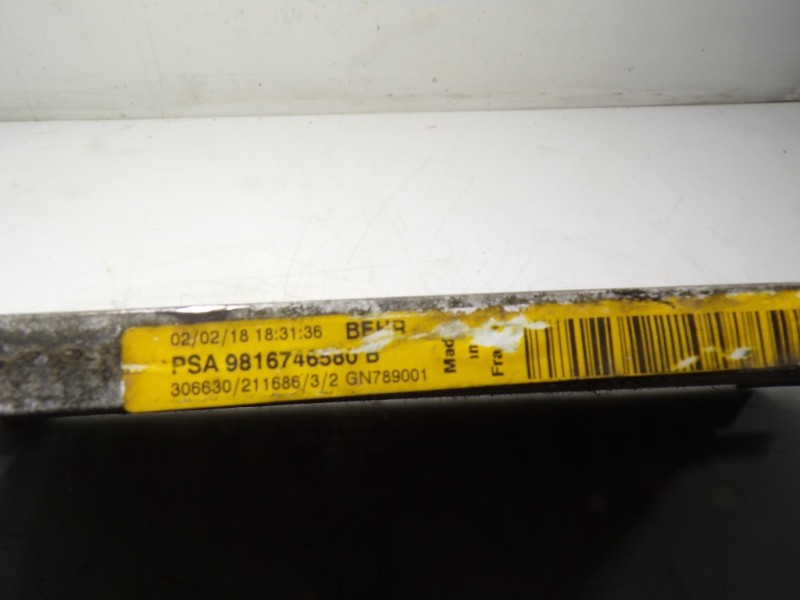 Recambio de condensador aire acondicionado para citroën c4 picasso rip curl referencia OEM IAM 9673629780 9816746580B 