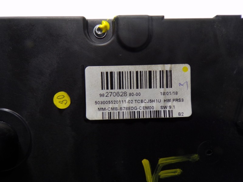 Recambio de cuadro instrumentos para citroën c4 picasso rip curl referencia OEM IAM 9827062880 9827062880 